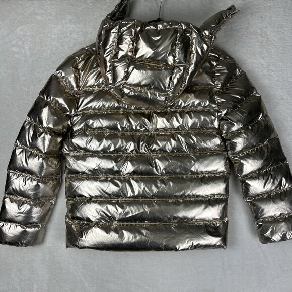 Polo Ralph Lauren Metallic Puffer Down Jacket Duck Feather Big Kids Sz XL 16 - Picture 2 of 14